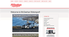 Desktop Screenshot of mcgeehanmotorsport.com